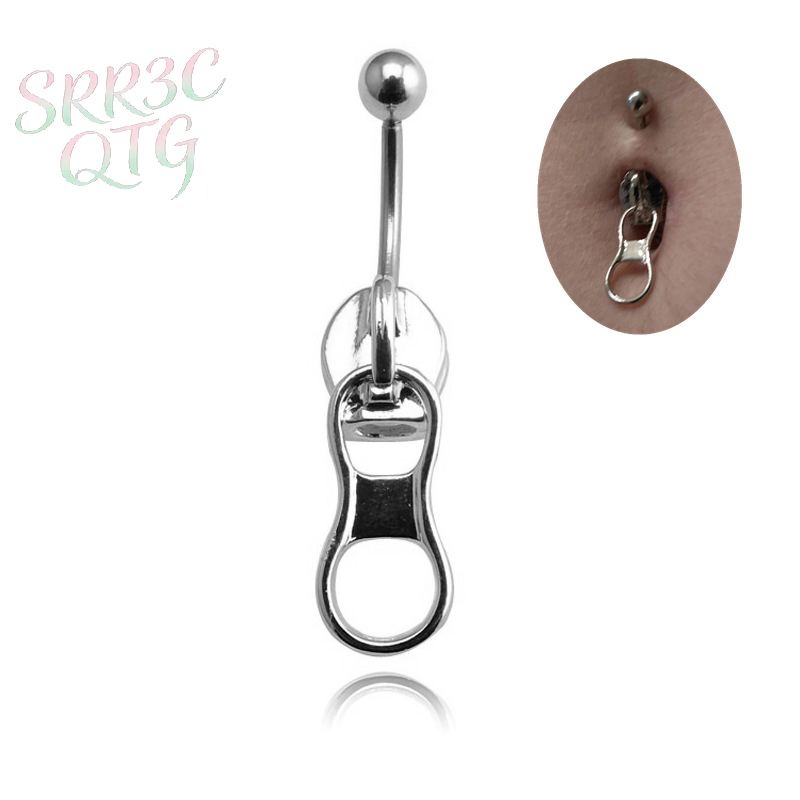 Body Jewelry Belly Button Rings - Sıcak Punk göbek halkaları paslanmaz çelik