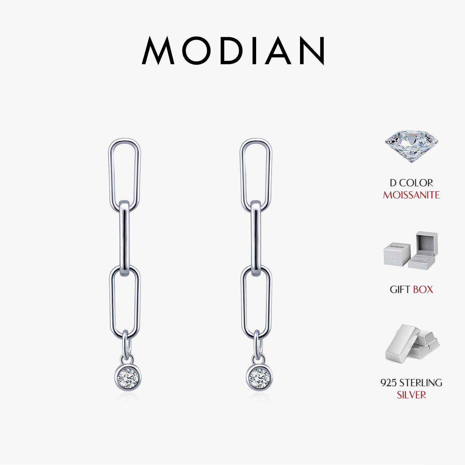 Body Jewelry Diamond - MODIAN VVS1 Berraklık D Renk Mozanit