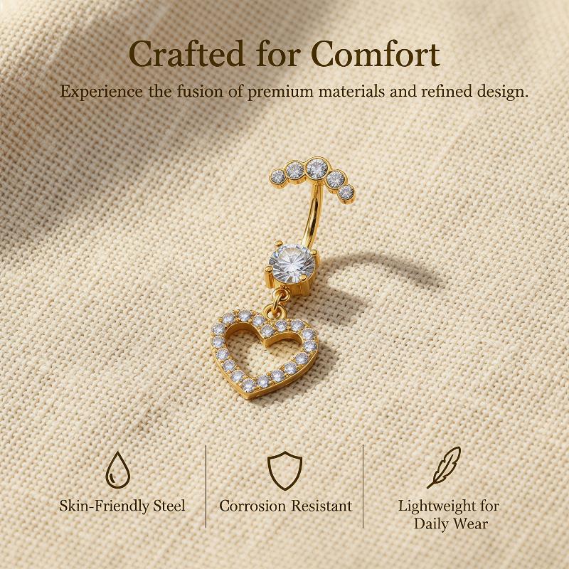 5 adet moda Rhinestones göbek  - Body Jewelry Belly Button Rings incelemesi ve fiyatı