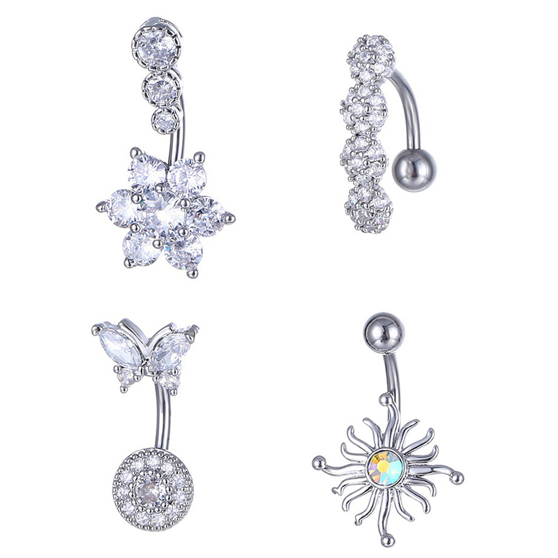 Kristal göbek göbek piercingi  - Body Jewelry Belly Button Rings incelemesi ve fiyatı