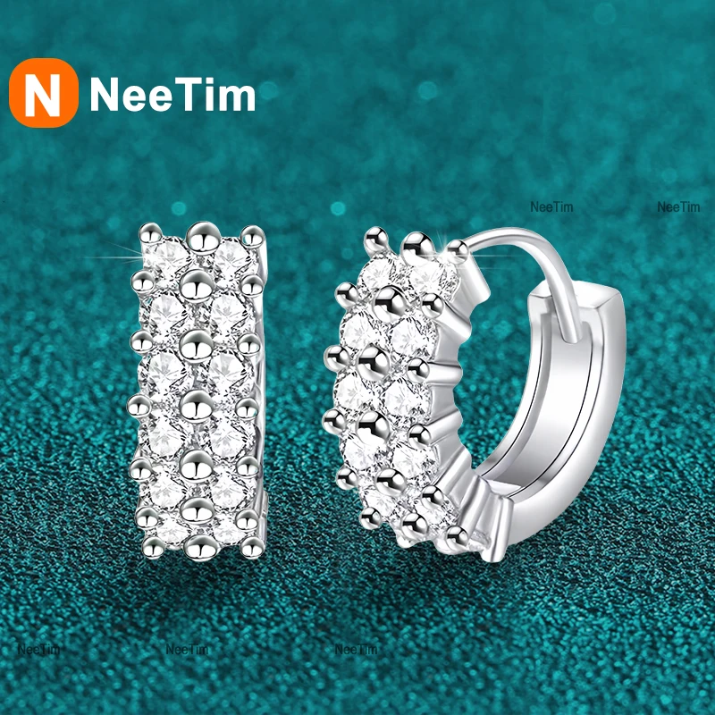NeeTim 2mm tam Moissanite küpe - Body Jewelry Diamond incelemesi ve fiyatı