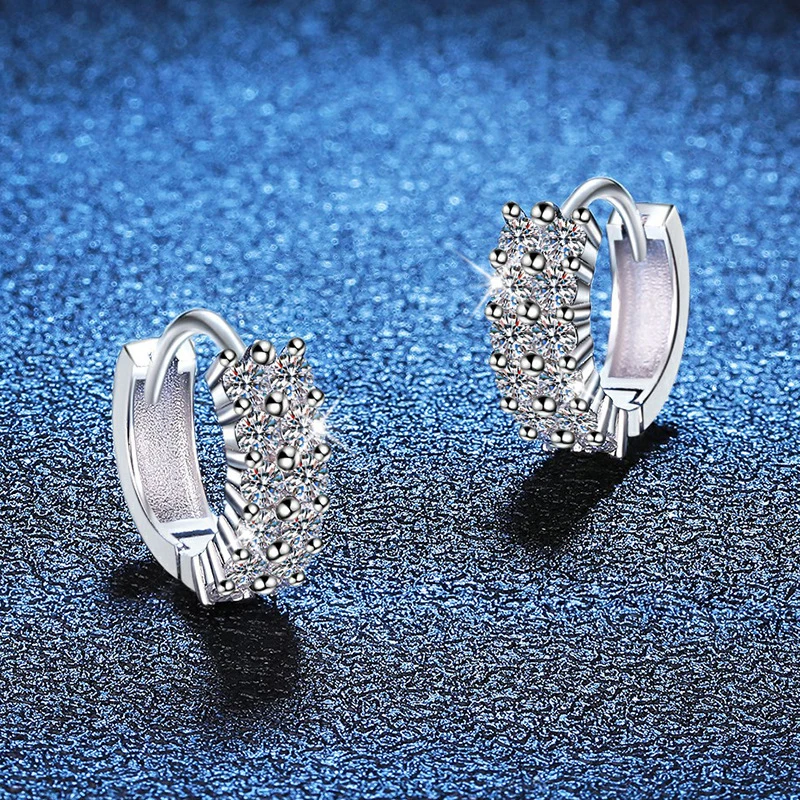 NeeTim 2mm tam Moissanite küpe - Body Jewelry Diamond incelemesi ve fiyatı