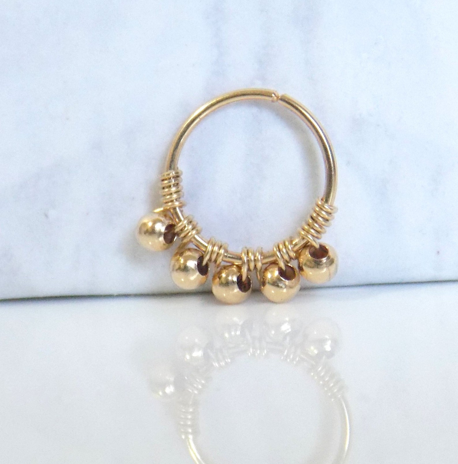 14 Ayar Altın Kaplama Boncuklu - Body Jewelry Hangers incelemesi ve fiyatı