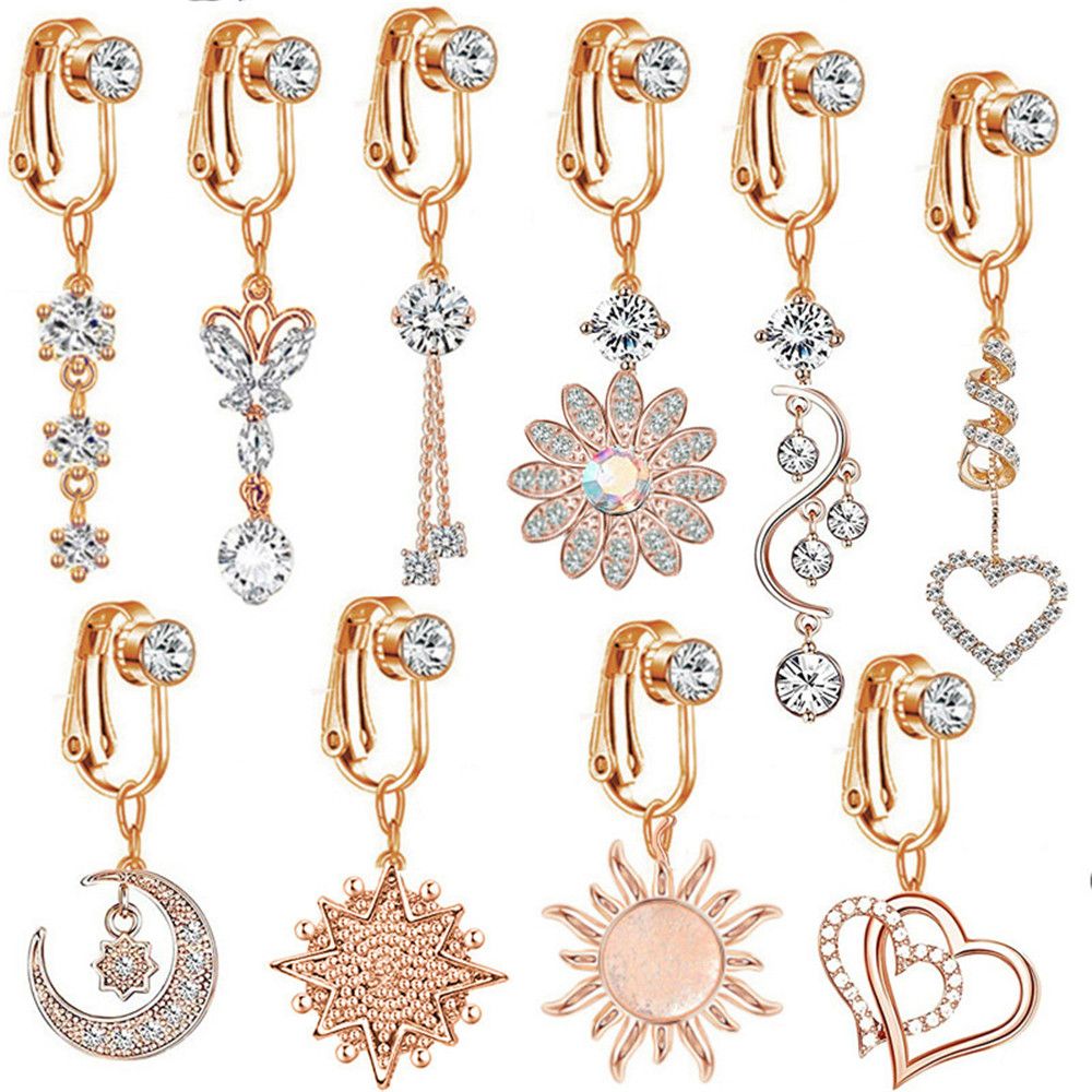 Klipsli Göbek Kıkırdağı Klipsi - Body Jewelry And Earrings incelemesi ve fiyatı