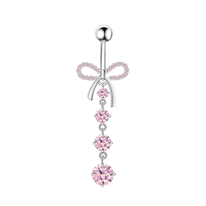 1 adet pembe taç göbek halkala - Body Jewelry Belly Button Rings incelemesi ve fiyatı