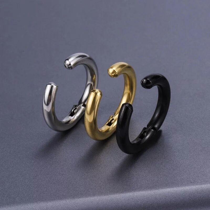 2/6 adet sahte geniş halkalı k - Body Jewelry And Earrings incelemesi ve fiyatı