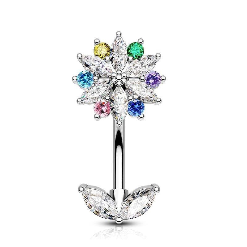 Renkli Y2K Paslanmaz Çelik Zir - Body Jewelry Belly Button Rings incelemesi ve fiyatı