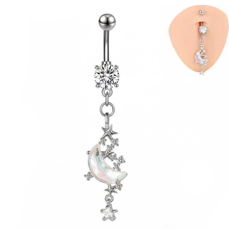 Renkli Y2K Paslanmaz Çelik Zir - Body Jewelry Belly Button Rings incelemesi ve fiyatı