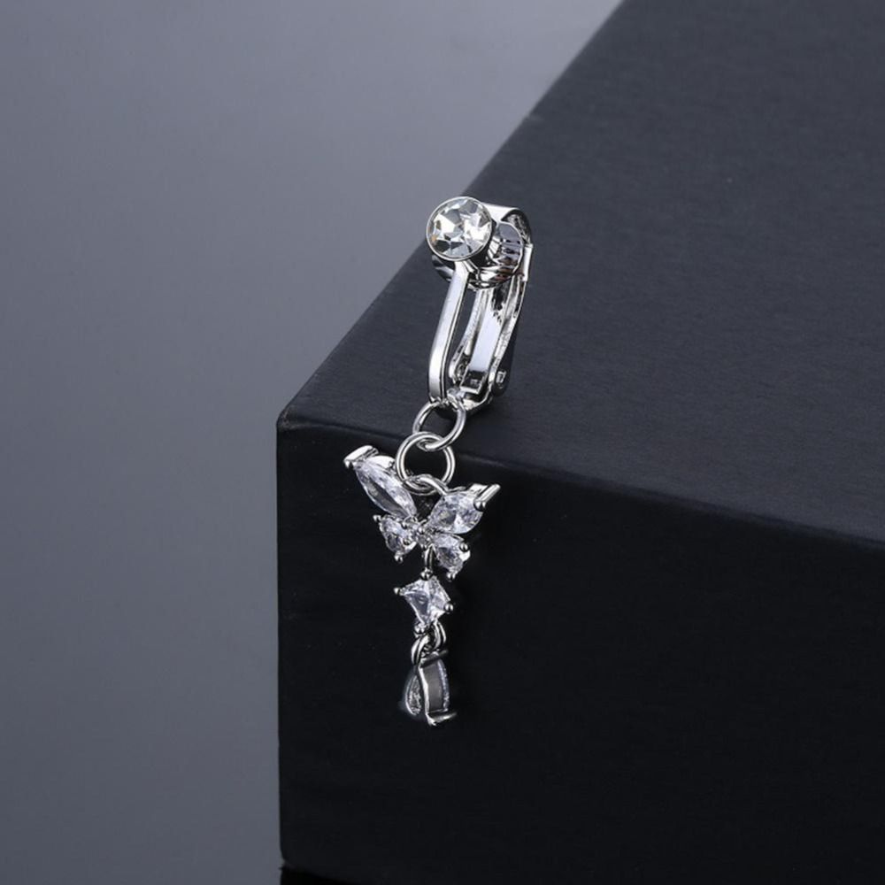 Kelebek Tasarımlı Klipsli Göbe - Body Jewelry Belly Button Rings incelemesi ve fiyatı