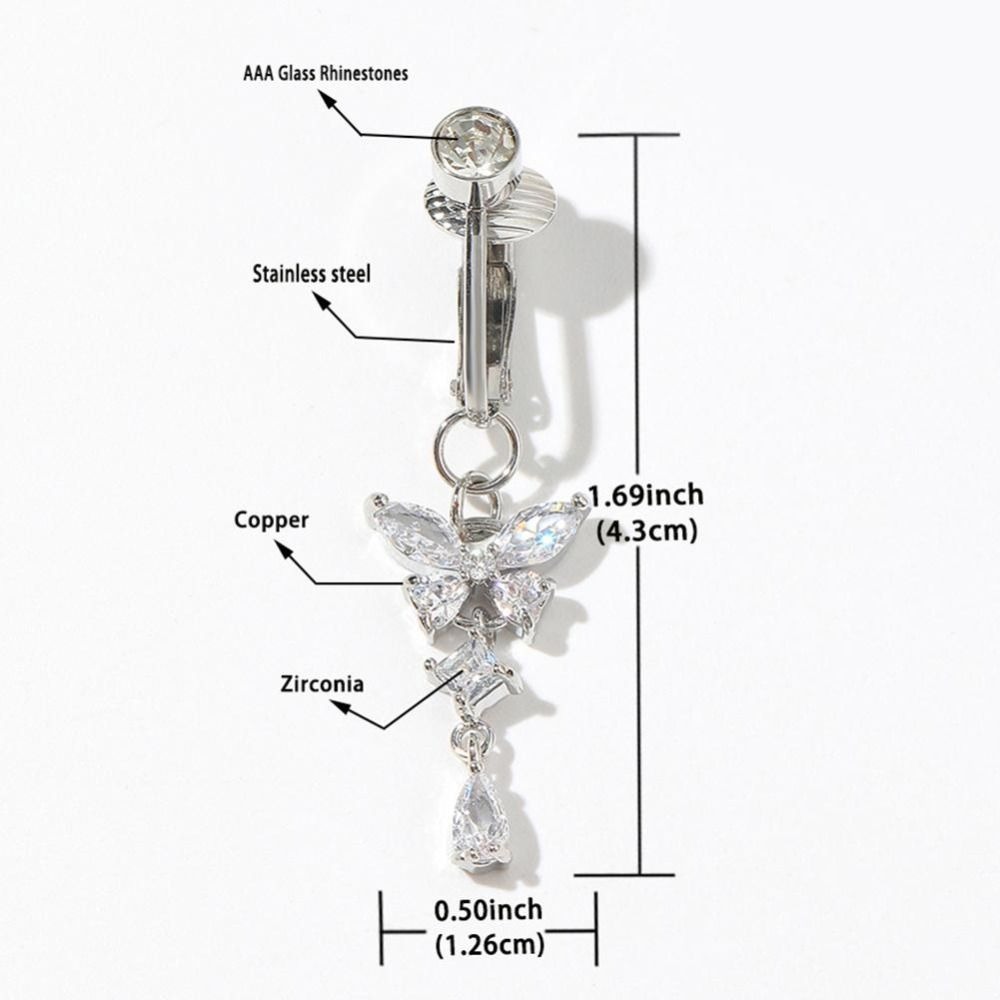 Göbek Deliği Takısı Kelebek Ta - Body Jewelry Belly Button Rings incelemesi ve fiyatı