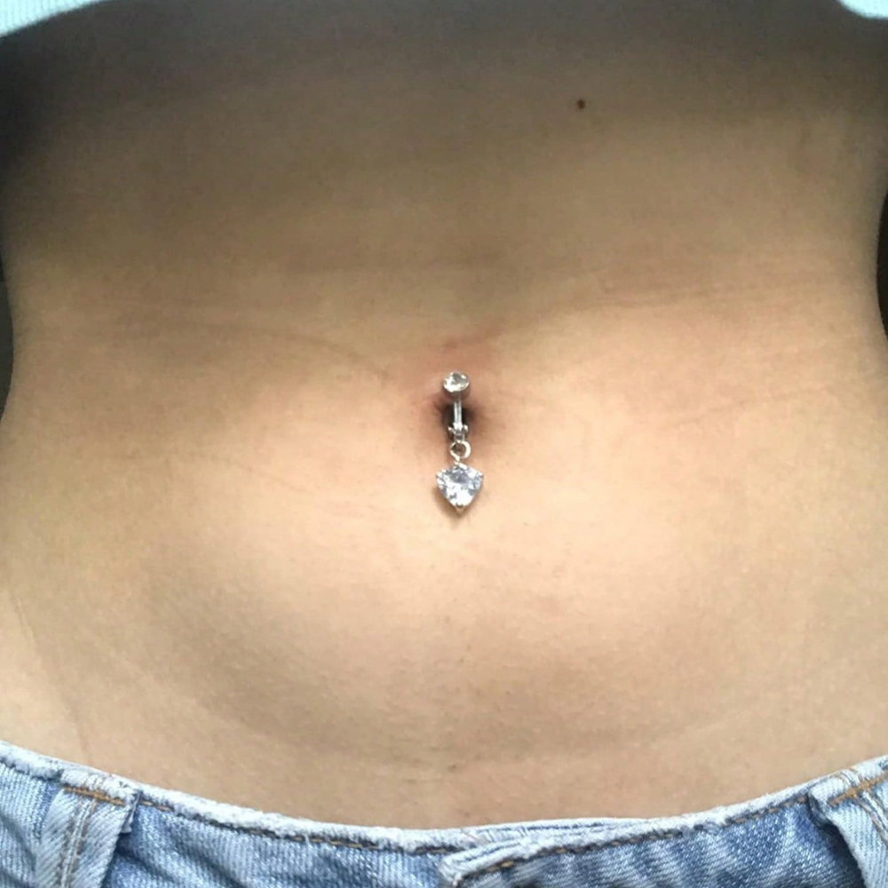 Altın Renkli Sahte Göbek Pierc - Body Jewelry Belly Button Rings incelemesi ve fiyatı
