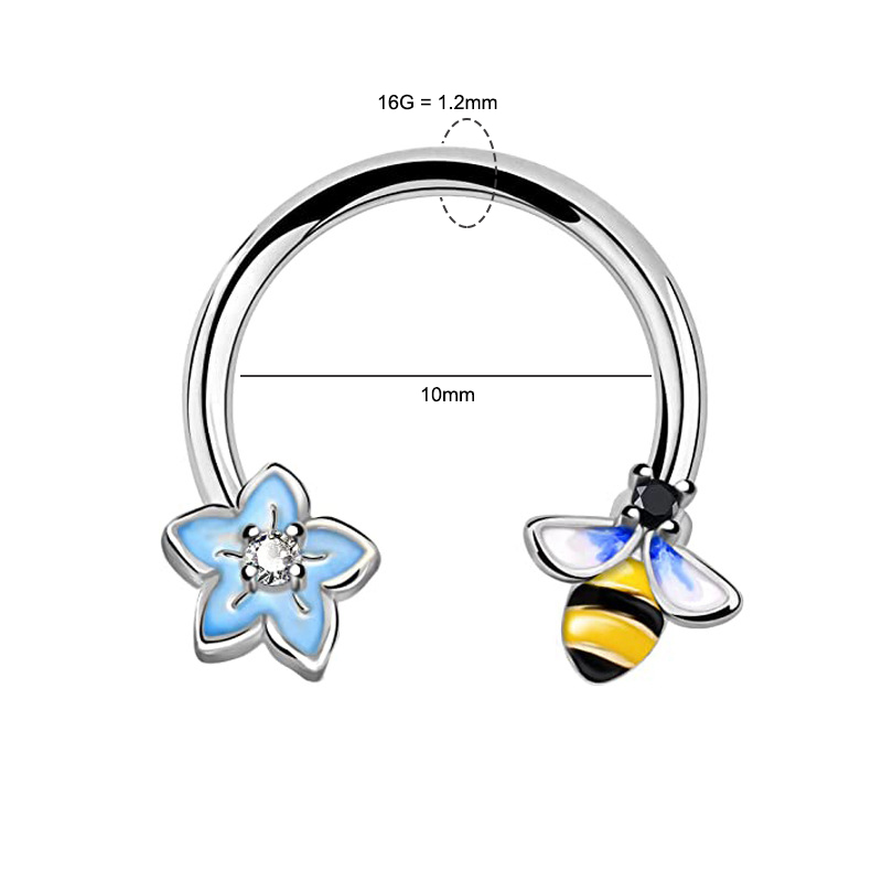 16G Septum Halkası Daith Pierc - Body Jewelry And Earrings incelemesi ve fiyatı