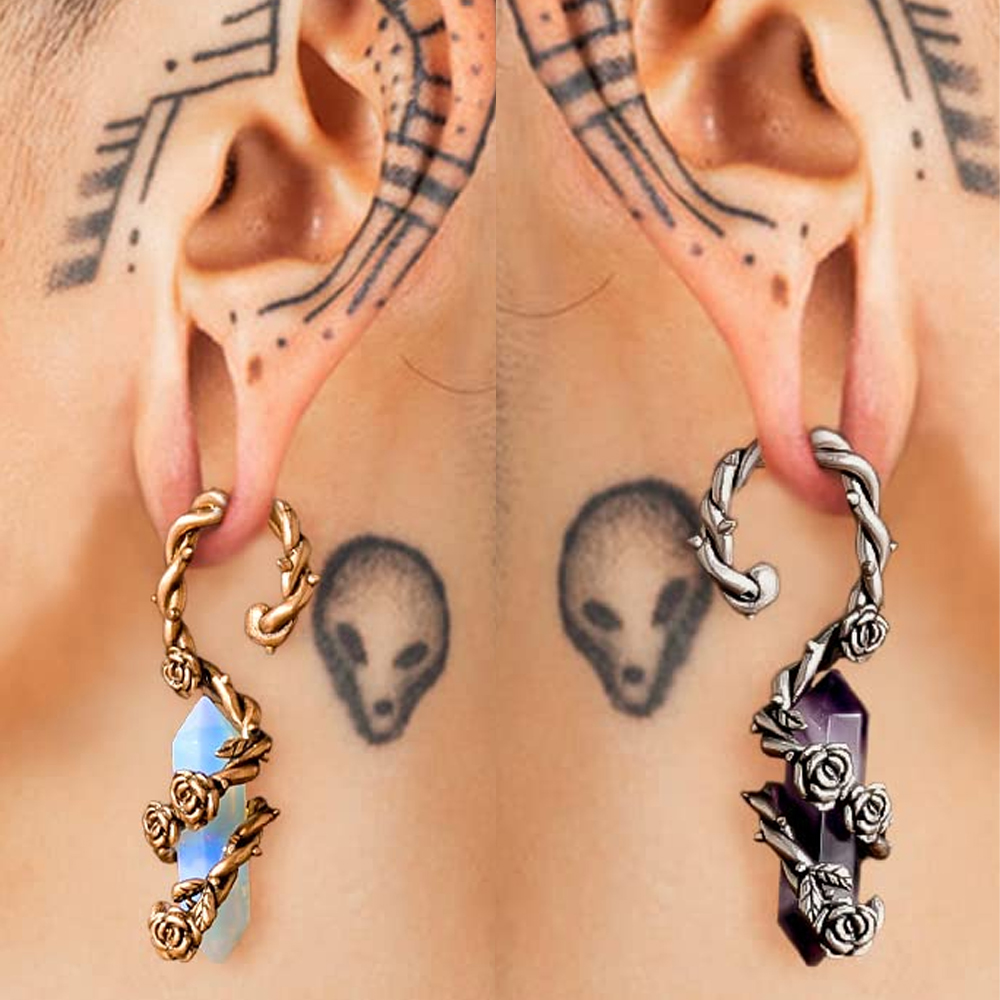 1 adet bakır gül asma taş kula - Body Jewelry Hangers incelemesi ve fiyatı