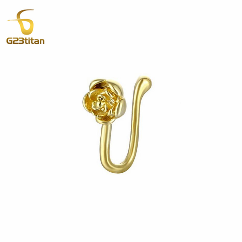 1 adet kristal bakır gül burun - Body Jewelry And Earrings incelemesi ve fiyatı